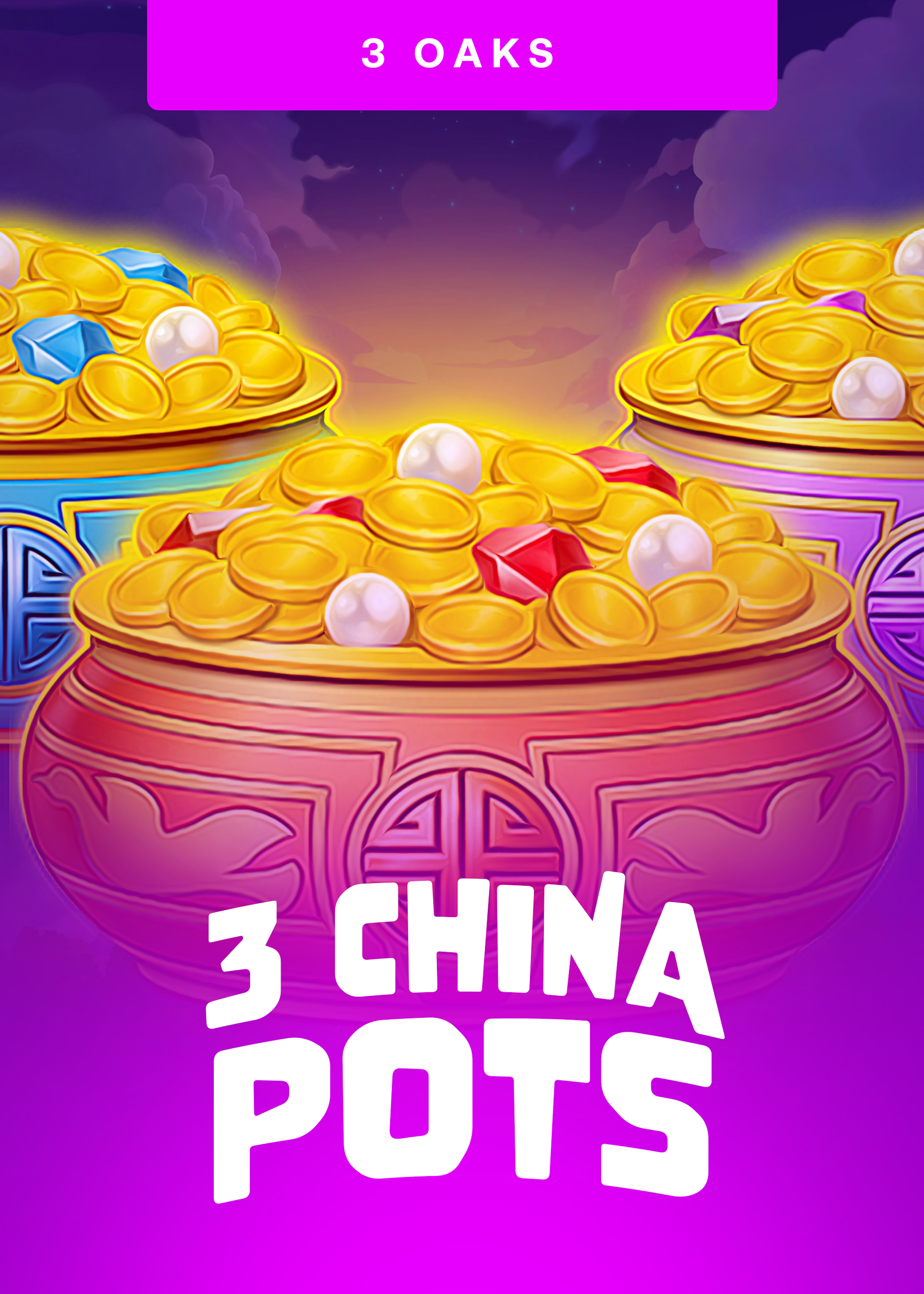 3 China Pots