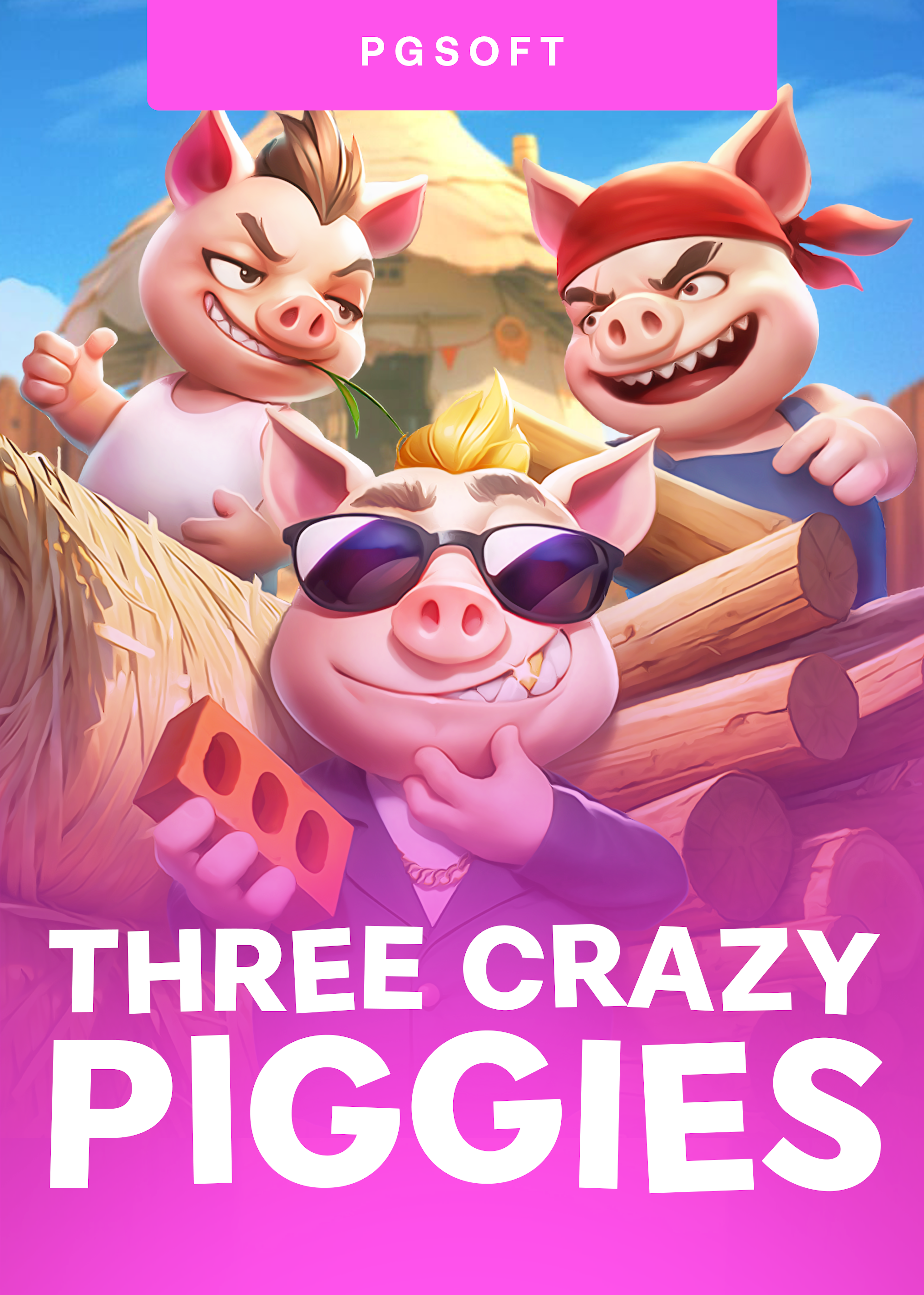 Three Crazy Piggies