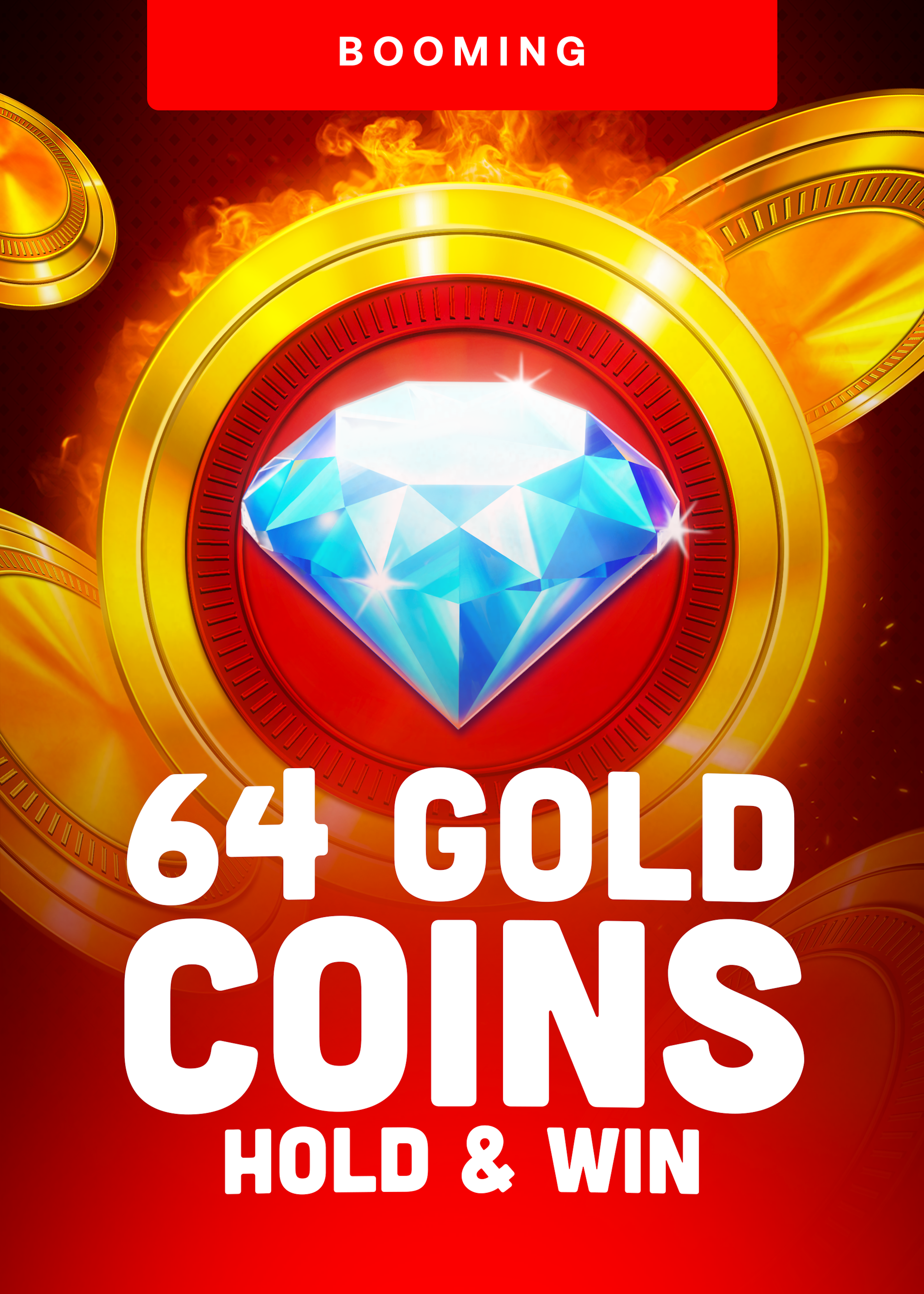 64 Gold Coins Hold and Win